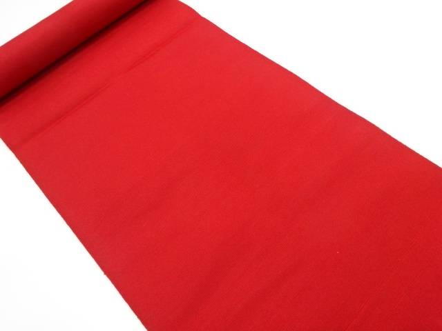 本場筑前博多　無地　八寸帯地反物【アンティーク】【中古】【着】(4)