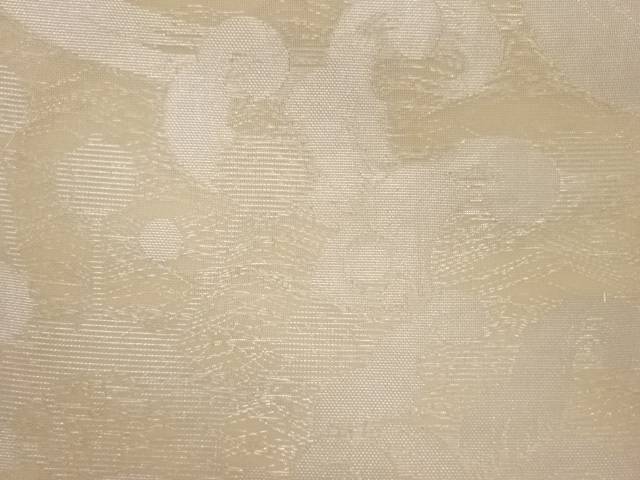 紗 荒波模様織出し袋帯【中古】【着】