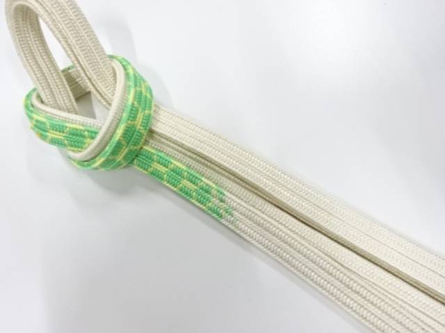 正絹　手組帯締め【中古】【着】