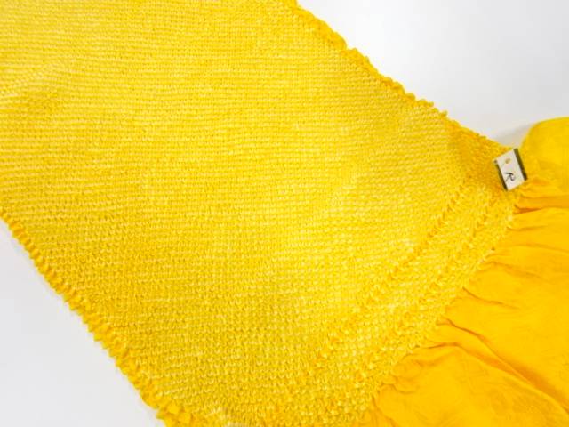 未使用品　正絹　振袖用　絞り　帯揚げ【着】