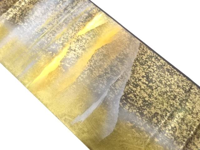 引箔 霞模様 袋帯【中古】【着】【sp_off】