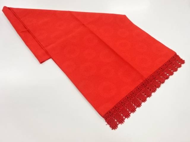 菊模様織出しショール【リサイクル】【中古】【着】【Pnt】【sp_off】