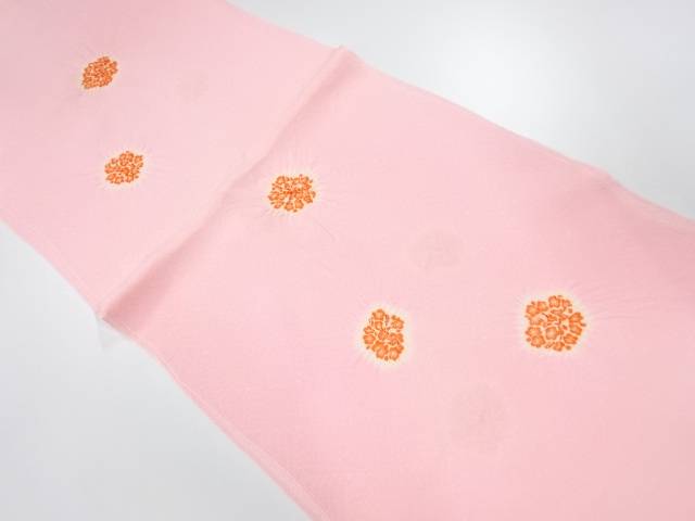 未使用品　正絹　絞り　帯揚げ【着】