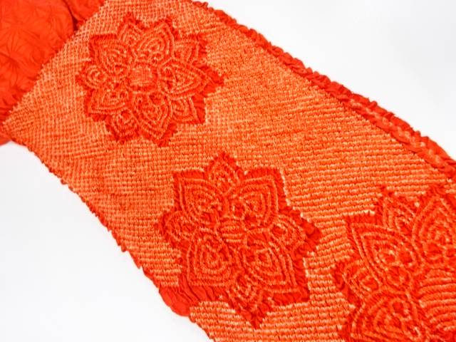 正絹　絞り　帯揚げ【中古】【着】