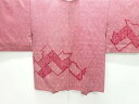 本総絞り青海波に抽象模様絵羽織【中古】【着】