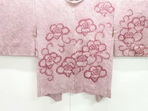 本総絞り花唐草模様絵羽織【アンティーク】【中古】【着】 本総絞り花唐草模様絵羽織【アンティーク】【中古】【着】