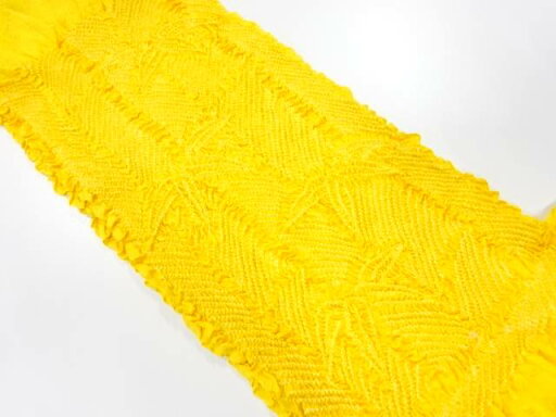 正絹 絞り 帯揚げ【中古】【着】 正絹 絞り 帯揚げ【中古】【着】