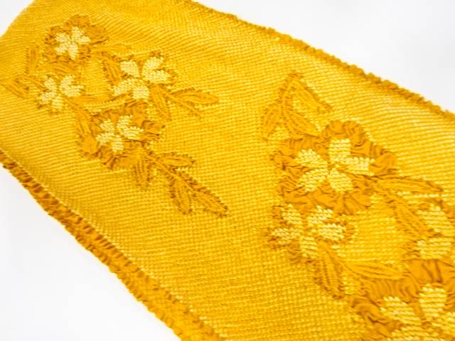 正絹　振袖用　絞り　帯揚げ【中古】【着】