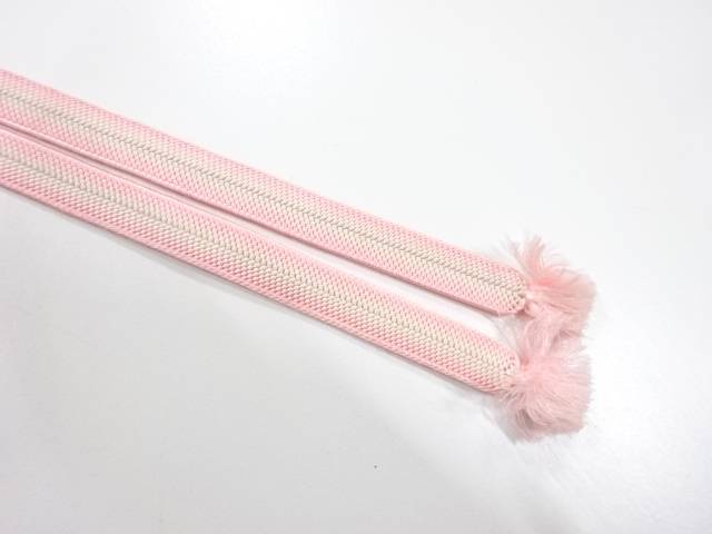 正絹　帯留め用　手組三分紐【アンティーク】【中古】【着】【sp_off】