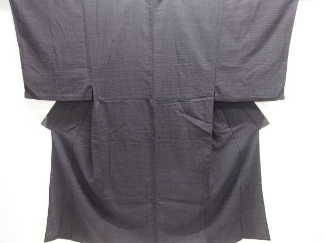 本塩沢単衣男物着物【アンティーク】【中古】【着】