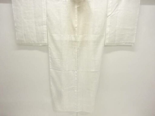 紗 荒波模様織出し長襦袢【中古】【着】【Pnt】 紗 荒波模様織出し長襦袢【中古】【着】【Pnt】