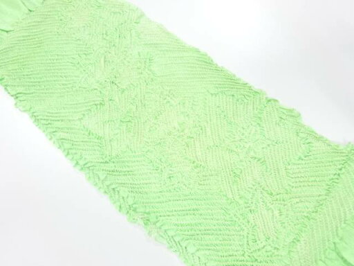 正絹 絞り 帯揚げ【中古】【着】 正絹 絞り 帯揚げ【中古】【着】