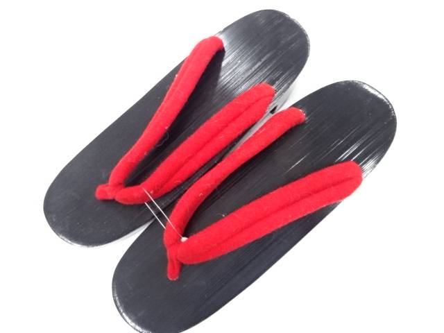 漆塗り 桐下駄(24センチ)【中古】【着】