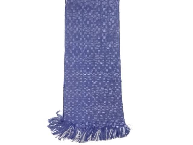 抽象模様織り出し　男物角帯【中古】【着】