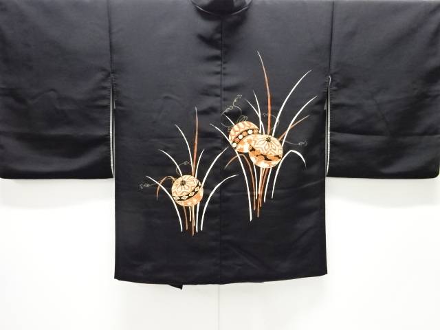 鈴模様刺繍絵羽織【中古】【着】