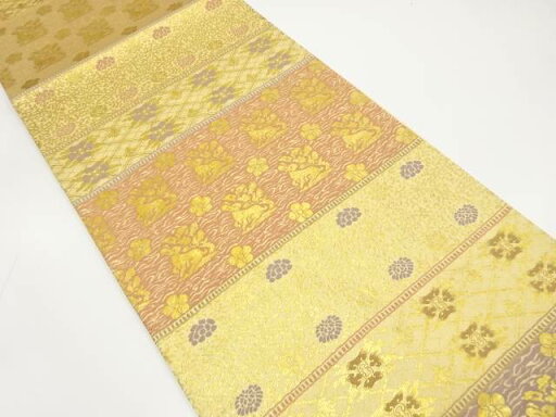 名物裂織り出し 全通袋帯【中古】【着】 名物裂織り出し 全通袋帯【中古】【着】