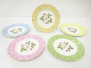 WEDGWOOD ウェッジウッド ワイルドストロベリー ケーキプレート 5枚セット【中古】【道】