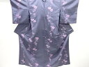 花模様織出し着物【大正ロマン】【中古】【着】【sp_off】