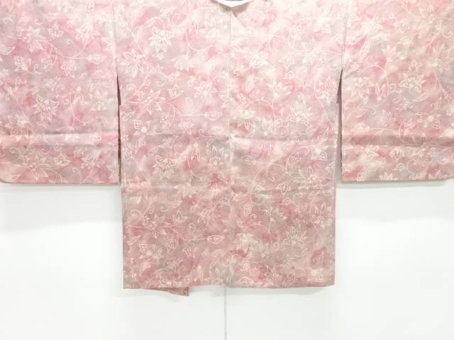 紋錦紗花唐草模様羽織【アンティーク】【中古】【着】【Pnt】