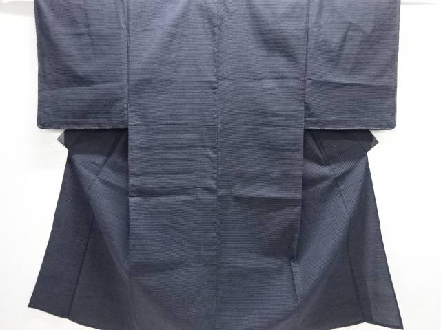 未使用品 塩100亀甲単衣男物着物【着】【sp_off】