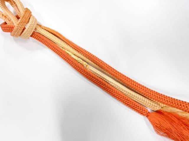 正絹　手組帯締め【中古】【着】