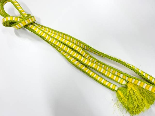 正絹 手組帯締め【中古】【着】