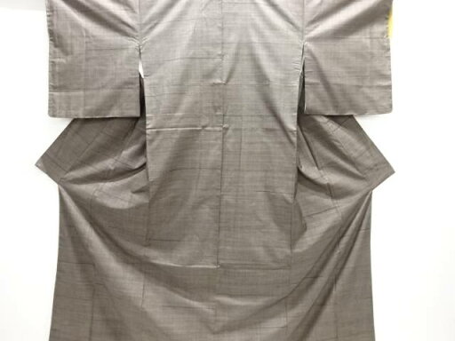 未使用品 仕立て上がり 横段織り出し本場泥大島紬着物(5マルキ)【着】 未使用品 仕立て上がり 横段織り出し本場泥大島紬着物(5マルキ)【着】