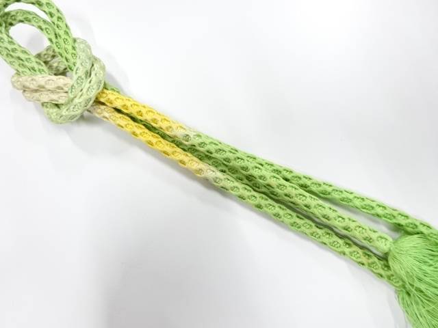 正絹　手組帯締め【中古】【着】