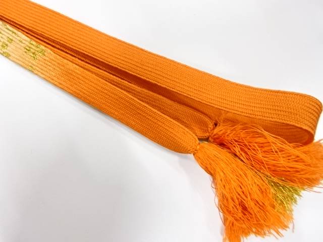 正絹　手組帯締め【中古】【着】