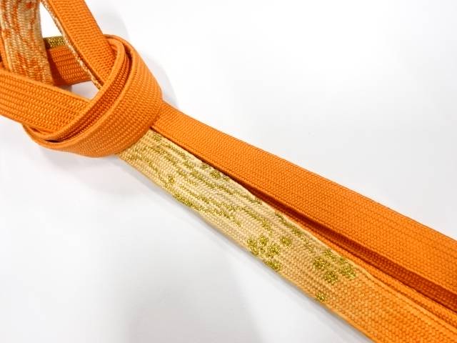 正絹　手組帯締め【中古】【着】