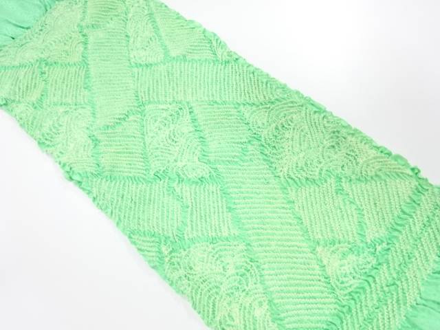 正絹　絞り　帯揚げ【中古】【着】