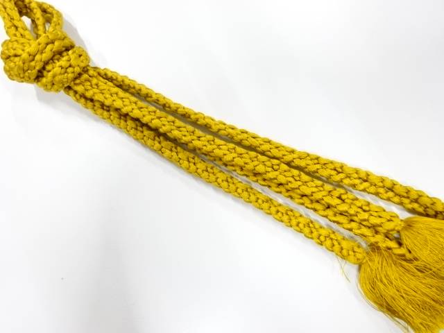 正絹 手組帯締め【中古】【着】