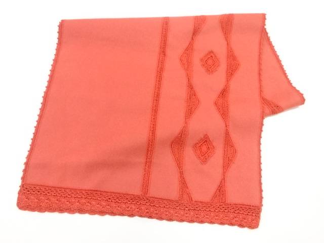 レース菱模様ショール【中古】【着】