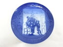 ROYAL COPENHAGEN イヤープレート 2000「Trimming the Tree」(紙箱付)【中古】【道】
