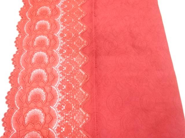 レース草花模様ショール【リサイクル】【中古】【着】