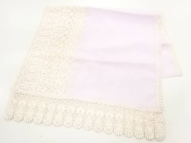 レース花模様ショール【リサイクル】【中古】【着】