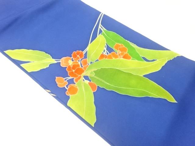 塩瀬花模様名古屋帯【中古】【着】