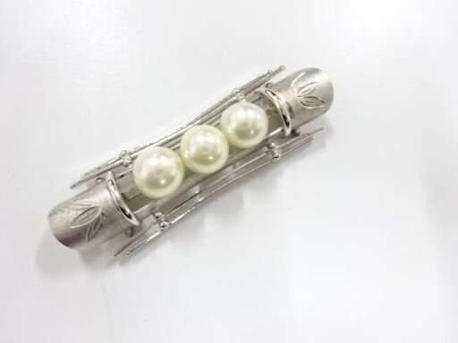 パール 帯留め【アンティーク】【中古】【着】 パール 帯留め【アンティーク】【中古】【着】
