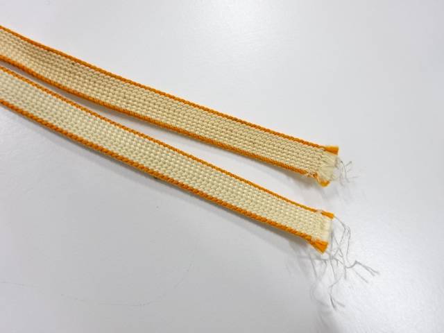 正絹　帯留め用　手組三分紐【アンティーク】【中古】【着】