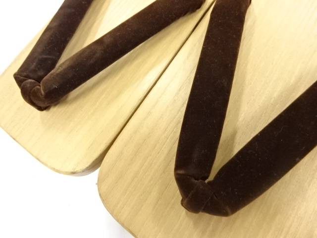 男物　桐下駄（24センチ）【中古】【着】