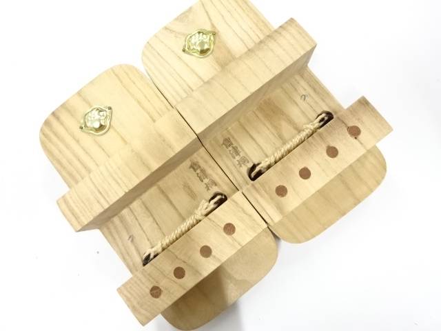 男物　桐下駄（24センチ）【中古】【着】