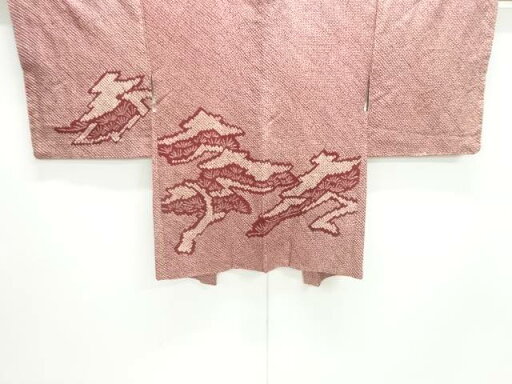本総絞り松模様絵羽織【アンティーク】【中古】【着】 本総絞り松模様絵羽織【アンティーク】【中古】【着】