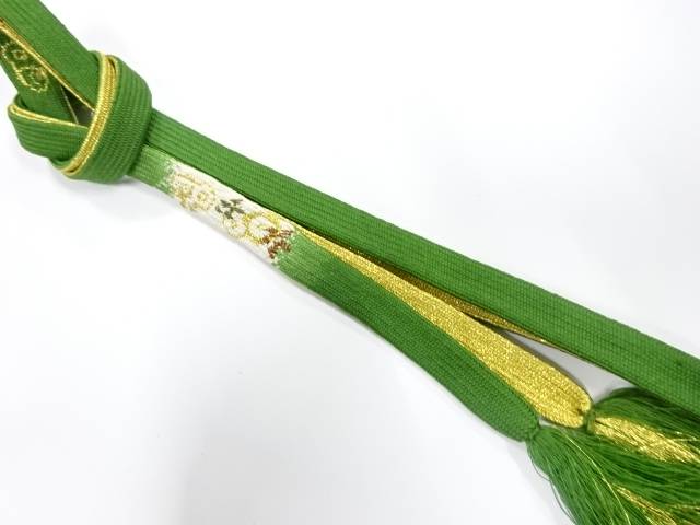 正絹　手組帯締め【中古】【着】