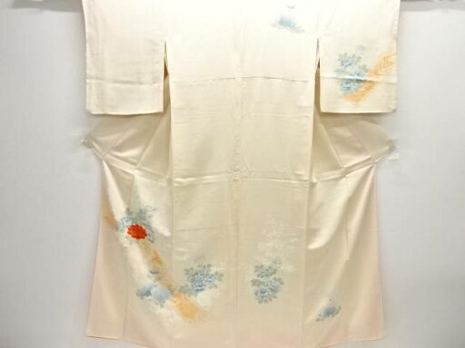 牡丹模様訪問着【中古】【着】 牡丹模様訪問着【中古】【着】