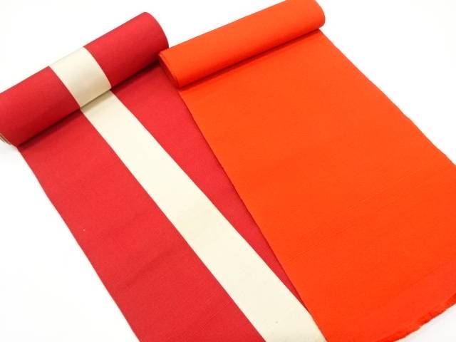 本場筑前博多　帯地反物2本セット【アンティーク】【中古】【着】【sp_off】(4)