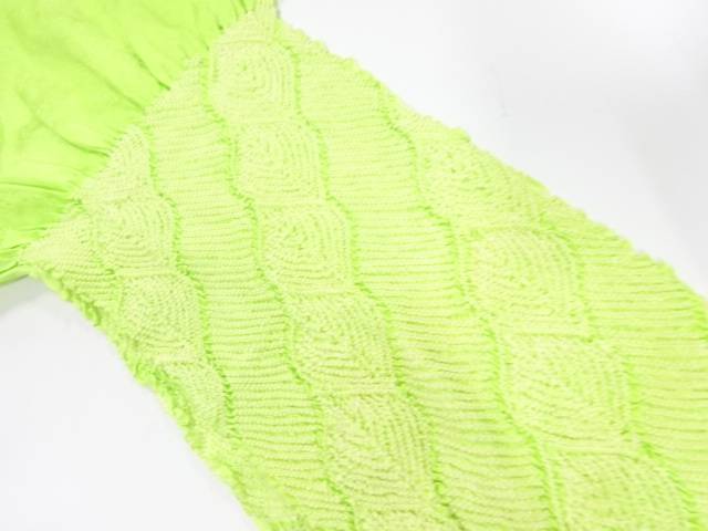 正絹　絞り　帯揚げ【中古】【着】