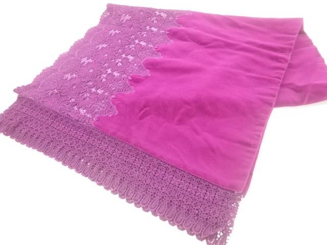 ビロードレース花模様ショール【中古】【着】【sp_off】