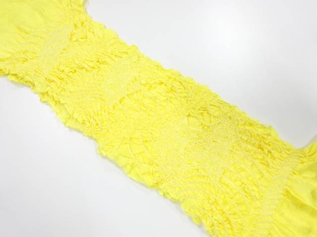 正絹　絞り　帯揚げ【中古】【着】【sp_off】