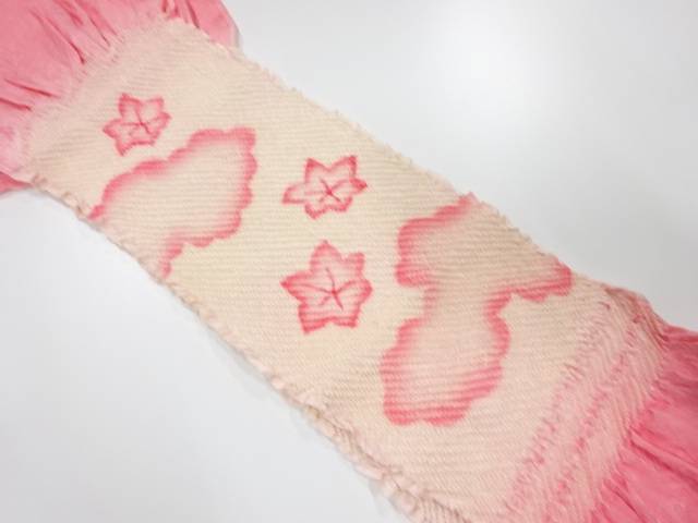 正絹　絞り　帯揚げ【中古】【着】【sp_off】