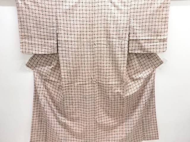 抽象模様着物【大正ロマン】【中古】【着】